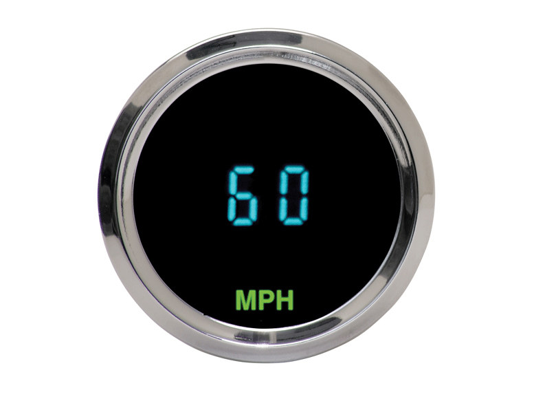2-1/16in. Round Mini KPH Speedometer.
