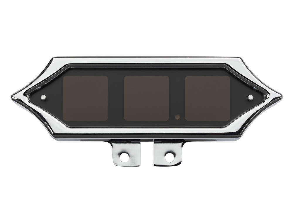 Handlebar Mounted Spike Speedometer/Tachometer – Chrome. Fits Softail 2004-2010, Dyna 2004-2011, Sportster 2004-2013, V-Rod 2007-2017.