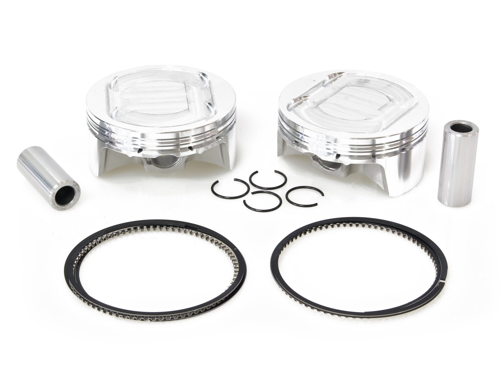 Rollies Speed Shop 128ci Big Bore Kit with Highlighted Fins - Black. Includes CP Carrillo 11.0:1 Compression Piston Kit. Fits Milwaukee-Eight 2017up 114ci or 117ci Engine