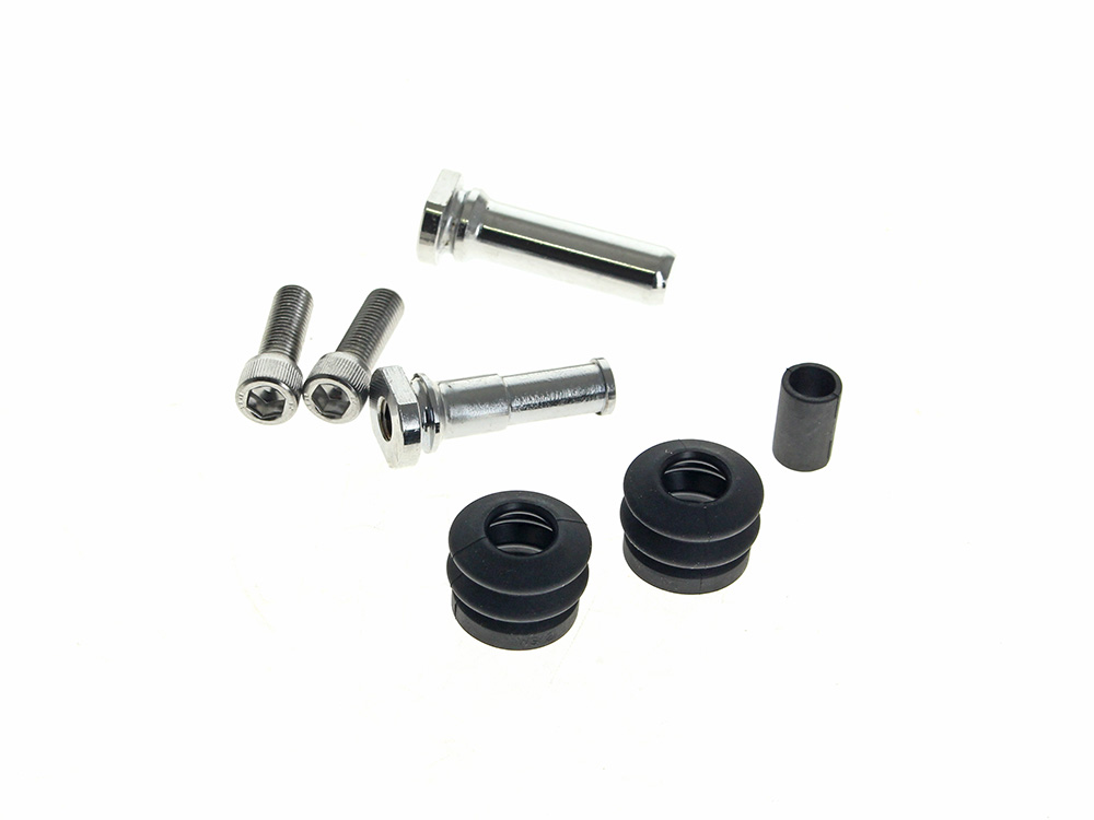 Rear Brake Caliper Guide & Pin Kit. Fits Big Twin & Sportster 1982-1986.