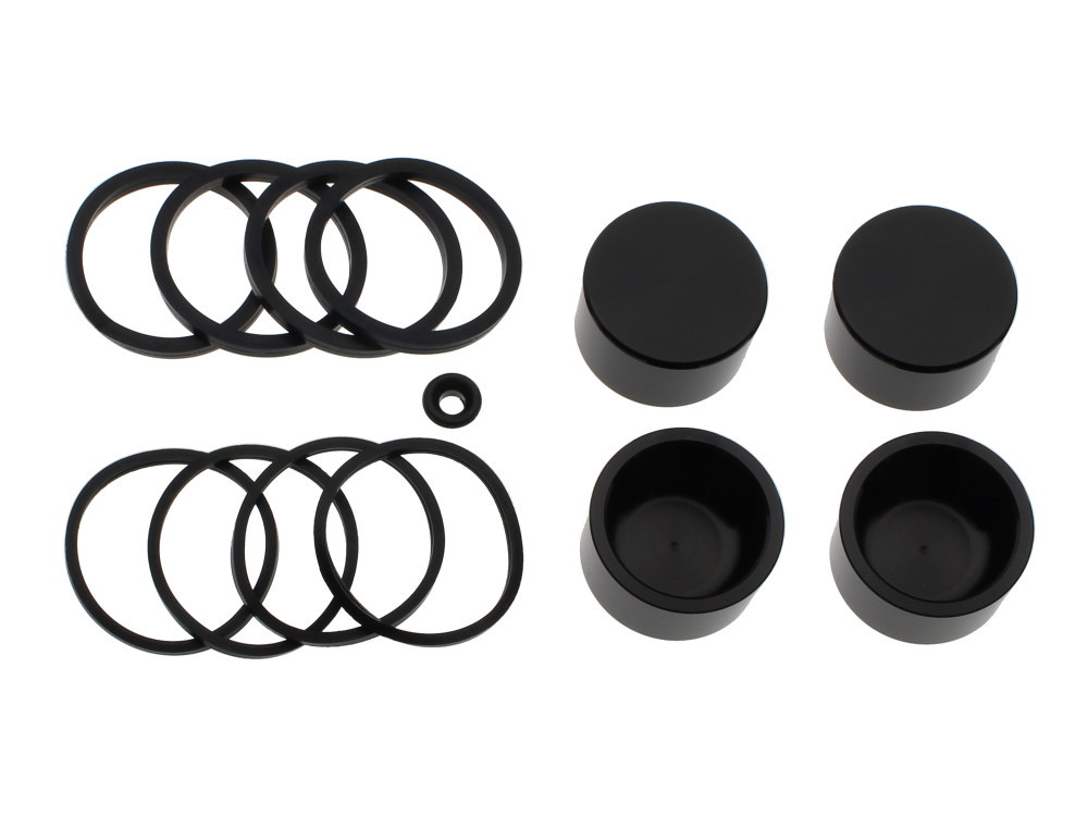 Front or Rear Caliper Rebuild Kit with Pistons & Seals - Brembo Caliper. Sold Per Caliper. Fits Touring 2008up & V-Rod 2006-2017