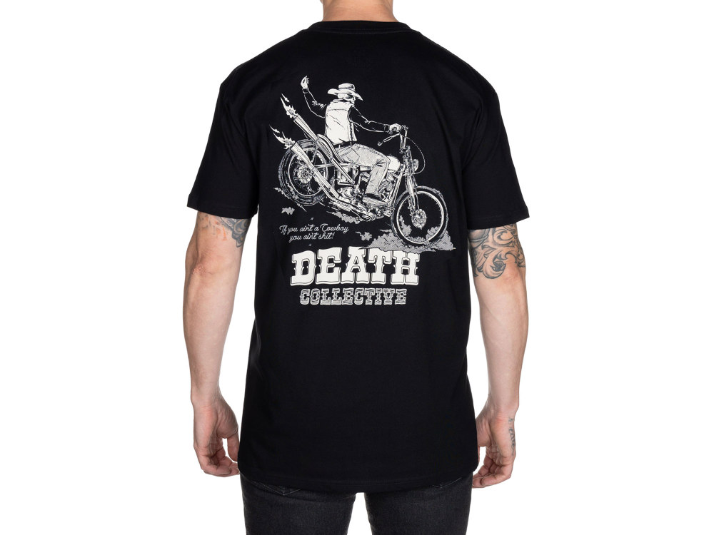 DC-COWBOY-XXL Death Collective Cowboy T-Shirt - Black. XX-Large Death ...