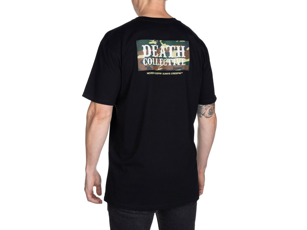 Death Collective Invisible T-Shirt – Black. Medium – Rollies Speed Shop