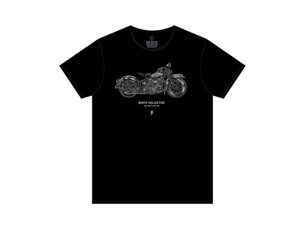Death Collective Knuck T-Shirt – Black. Medium