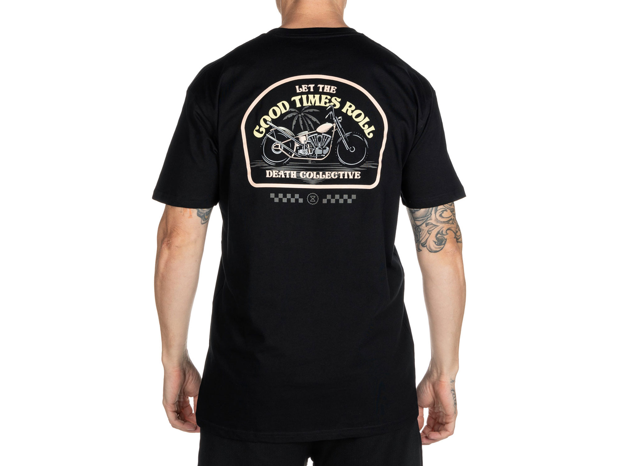 Death Collective Times T-Shirt – Black. X-Large