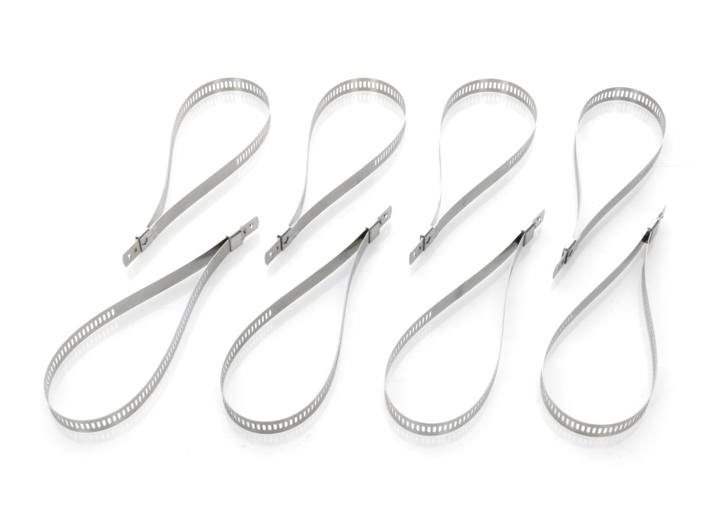 1/4in. Wide x 9in. Long Stainless Low Profile Ladder Tie - Pack 8