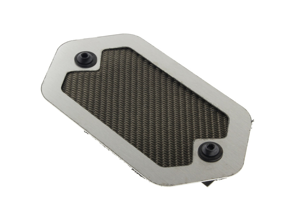 6.5in. Universal Flexible Exhaust Heatshield - Brushed / Titanium.