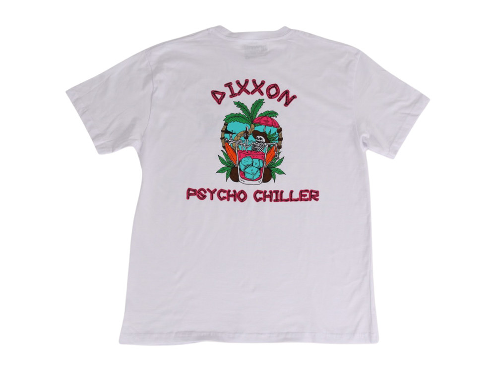 Dixxon Psycho Chiller T-Shirt – White. Large.