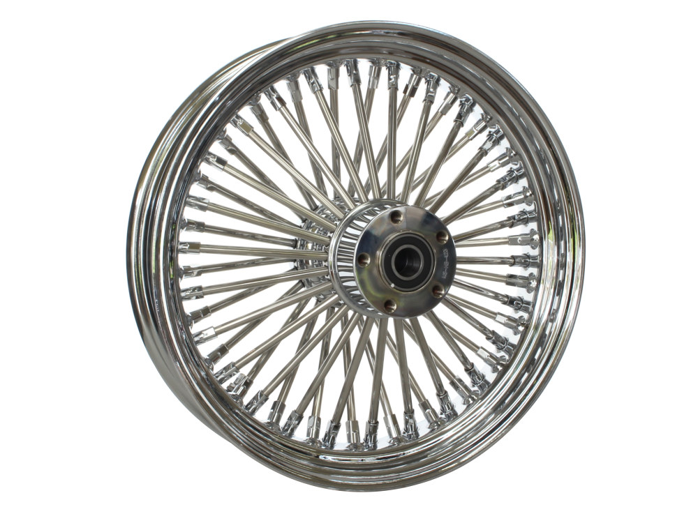 16in. x 3.5in. Mammoth Fat Spoke Rear Wheel - Chrome. Fits Softail 2011up.