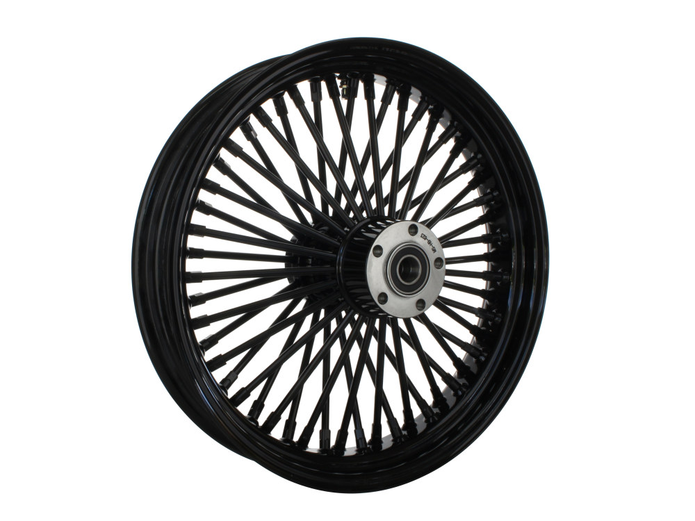 18in. x 3.5in. Mammoth Fat Spoke Rear Wheel - Gloss Black. Fits Softail 2011up.
