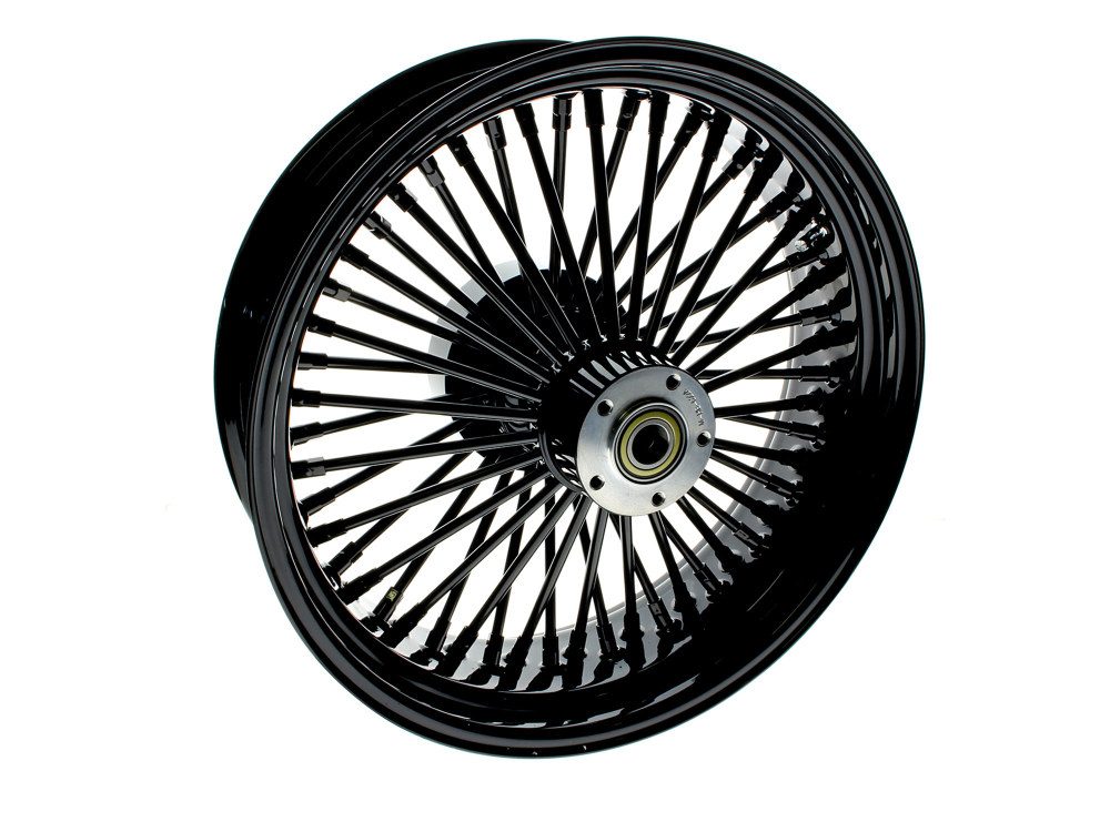 18in. x 5.5in. Mammoth Fat Spoke Rear Wheel - Gloss Black. Fits Touring 2009up with ABS & Cush Drive.