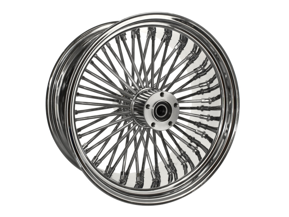 18in. x 8.5in. Mammoth Fat Spoke Rear Wheel - Chrome. Fits Softail Breakout 2013-2017 & Rocker 2011.