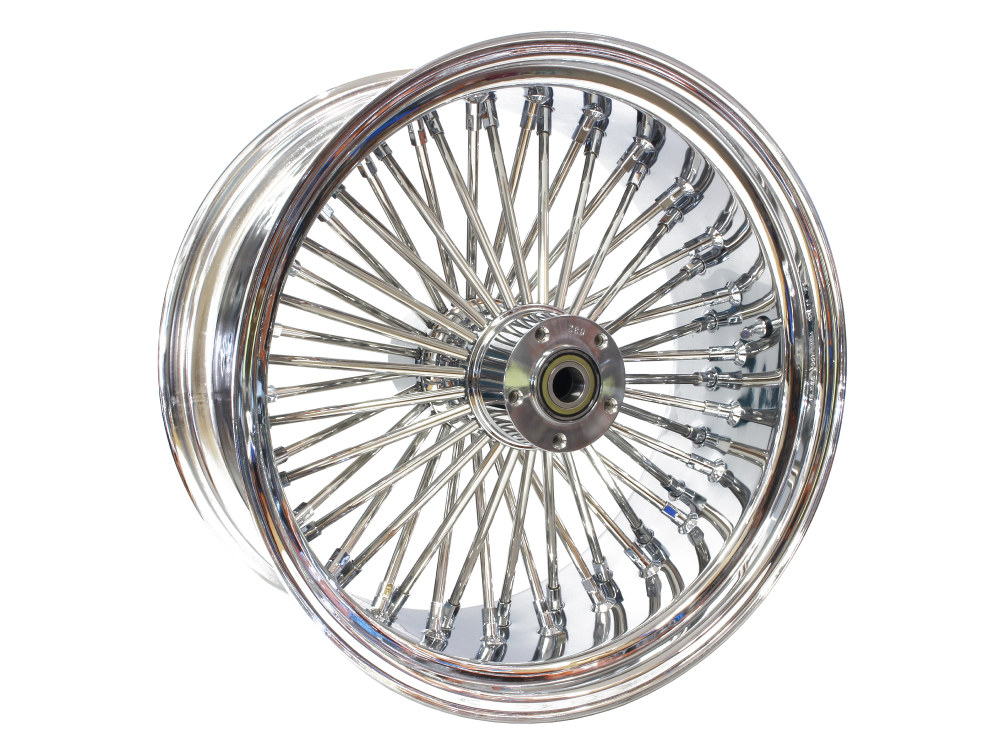 18in. x 8.5in. Mammoth Fat Spoke Rear Wheel - Chrome. Fits Breakout, Fat Boy & FXDR 2018up Models with ABS.