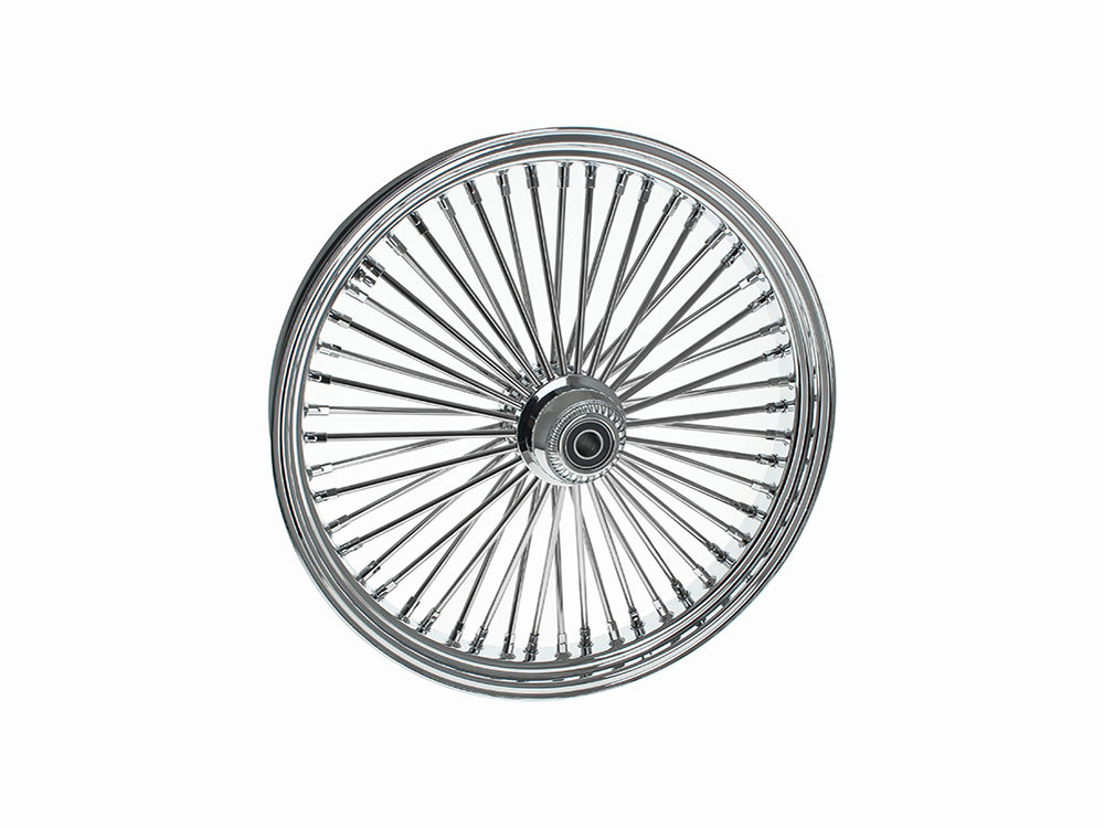 23in. x 3.5in. Mammoth Fat Spoke Front Wheel – Chrome. Fits 2018up Fatboy.