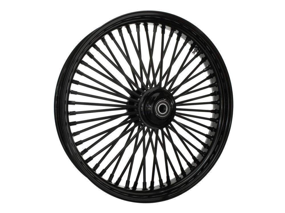 23in. x 3.5in. Mammoth Fat Spoke Front Wheel – Gloss Black. Fits Softail Breakout 2013up.
