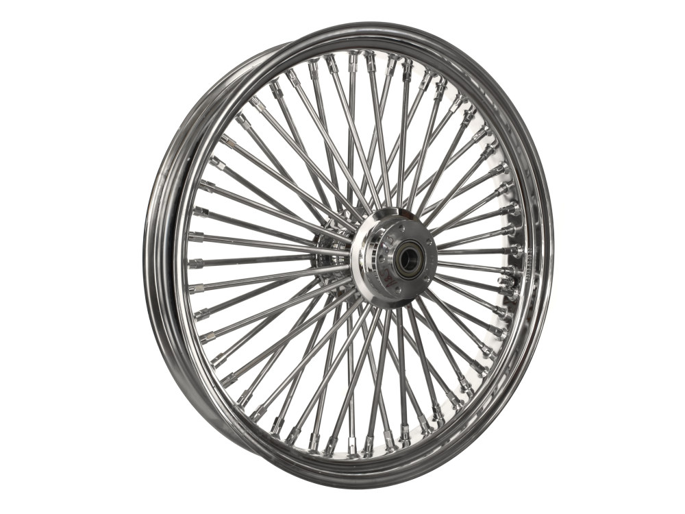23in. x 3.5in. Mammoth Fat Spoke Front Wheel - Chrome. Fits Touring 2008up