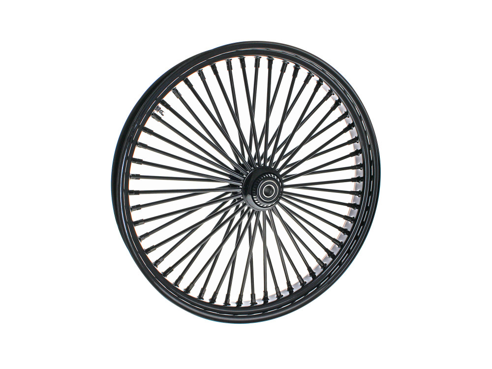 26in. x 3.5in. Mammoth Fat Spoke Front Wheel – Gloss Black. Fits Softail Breakout 2013up.