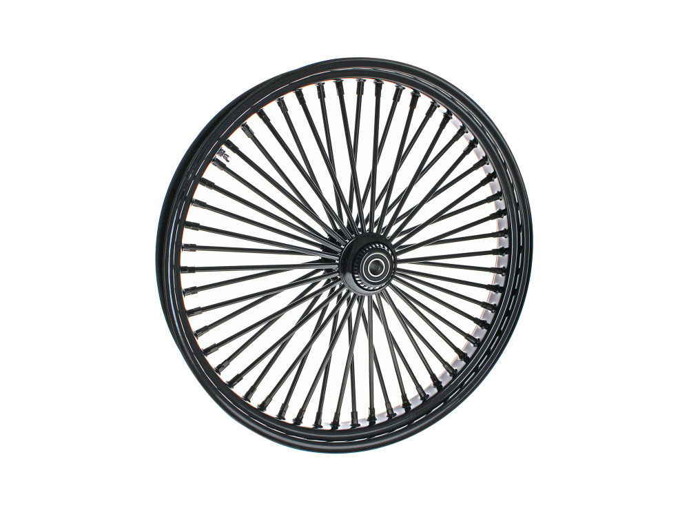 26in. x 3.5in. Mammoth Fat Spoke Front Wheel - Gloss Black. Fits Softail Breakout 2013up.