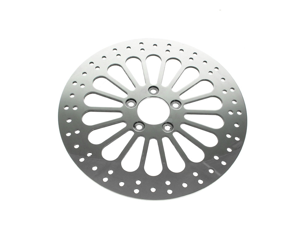 13in. Front Super Spoke SS2 Disc Rotor - Polished. Fits most Big Twin 2000up when upgrading to 13in. x 6 Piston Caliper