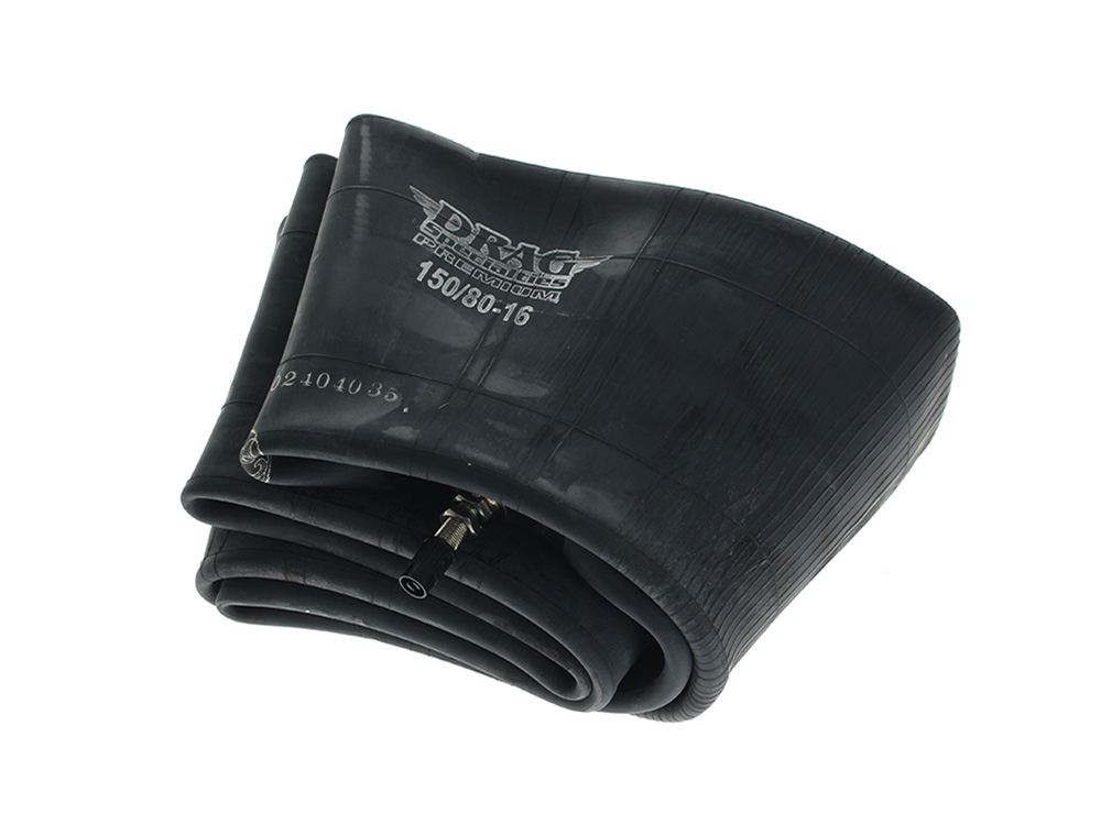 Drag Specialties 16in. Heavy Duty Inner Tube with Metal Center Valve. Fits 4.50in. Wide 16in. Rims