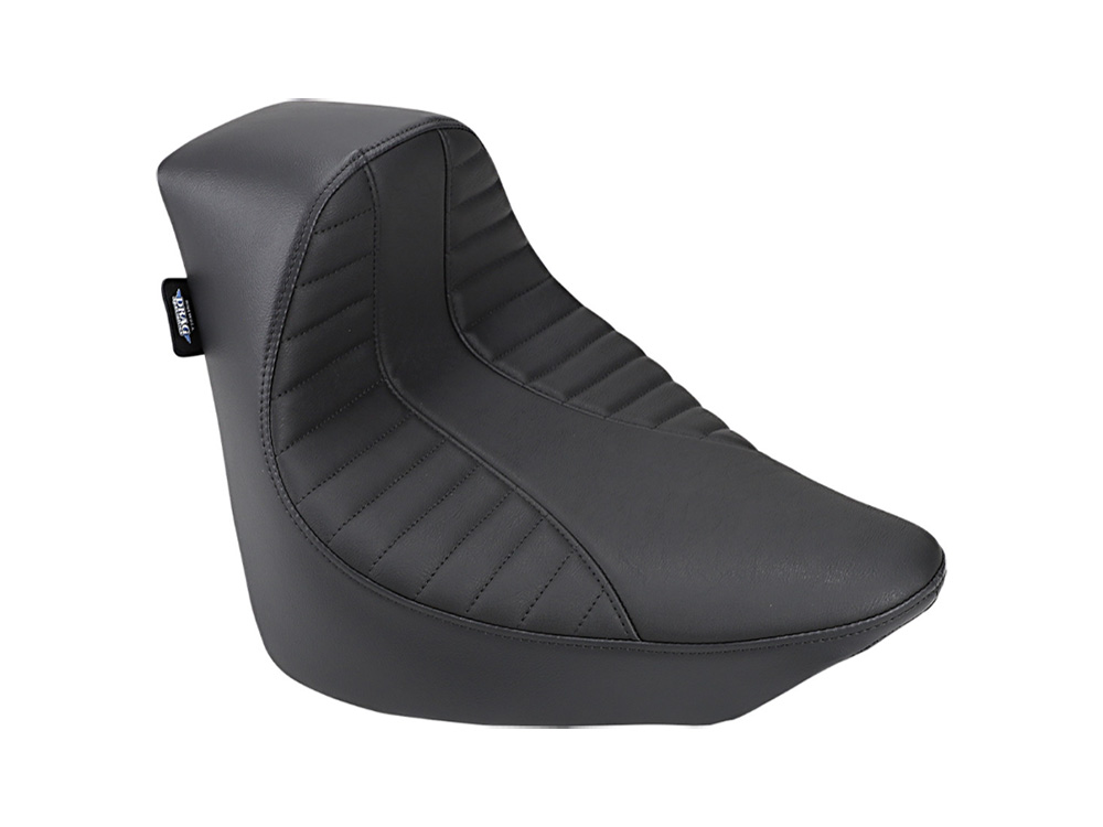 Ez Solo Seat with Black Scorpion Stitch. Fits Softail Deluxe, Heritage Softail, Slim & Street Bob 2018up & Standard 2020up