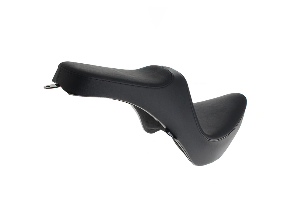 Drag Specialties Predator 3 Dual Seat – Smooth Black. Fits Softail 1984-1999