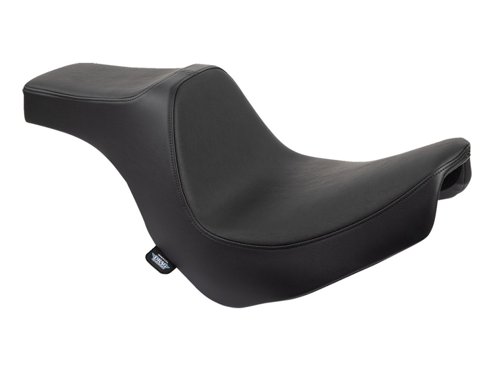 Predator 3 Dual Seat - Smooth Black. Fits Sport Glide & Low Rider 2018up, Low Rider S 2020up & Low Rider ST 2022up