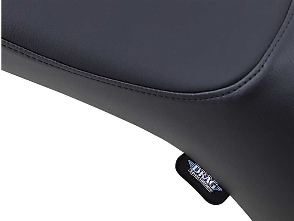 Drag Specialties Predator 3 Dual Seat – Smooth Black. Fits Dyna 2006-2017