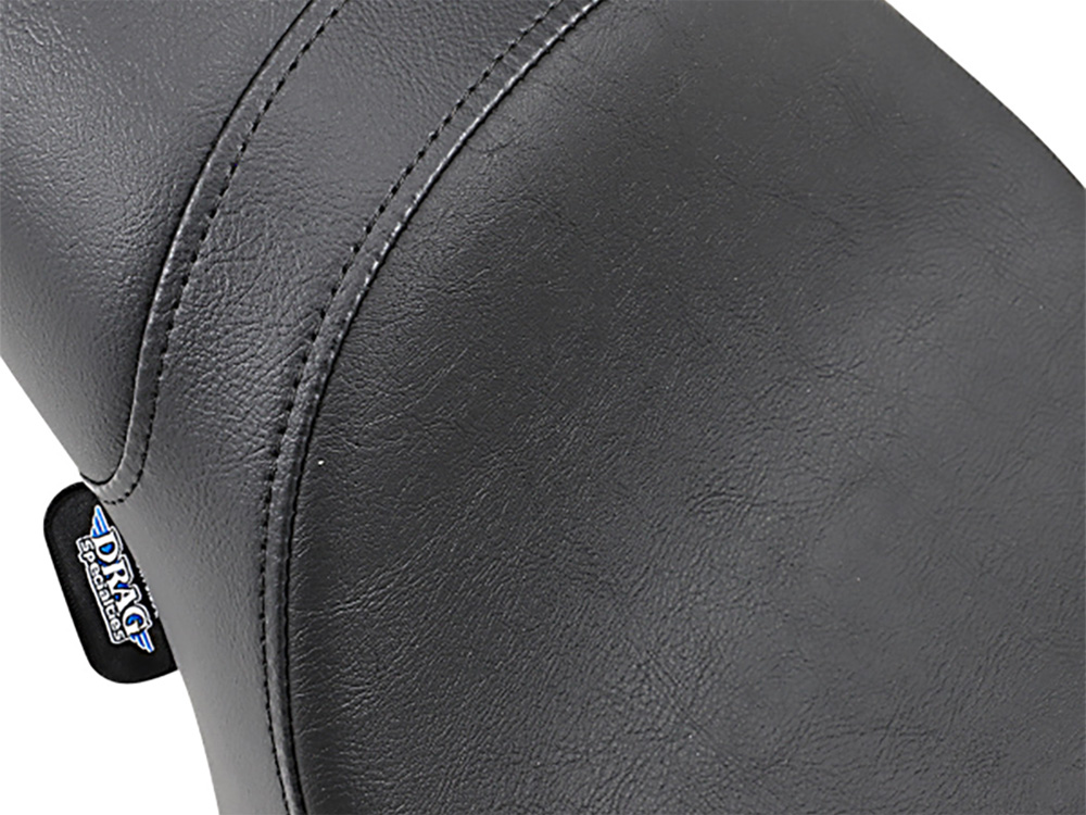 Drag Specialties Predator Dual Seat – Smooth Black. Fits Sportster 2004-2021