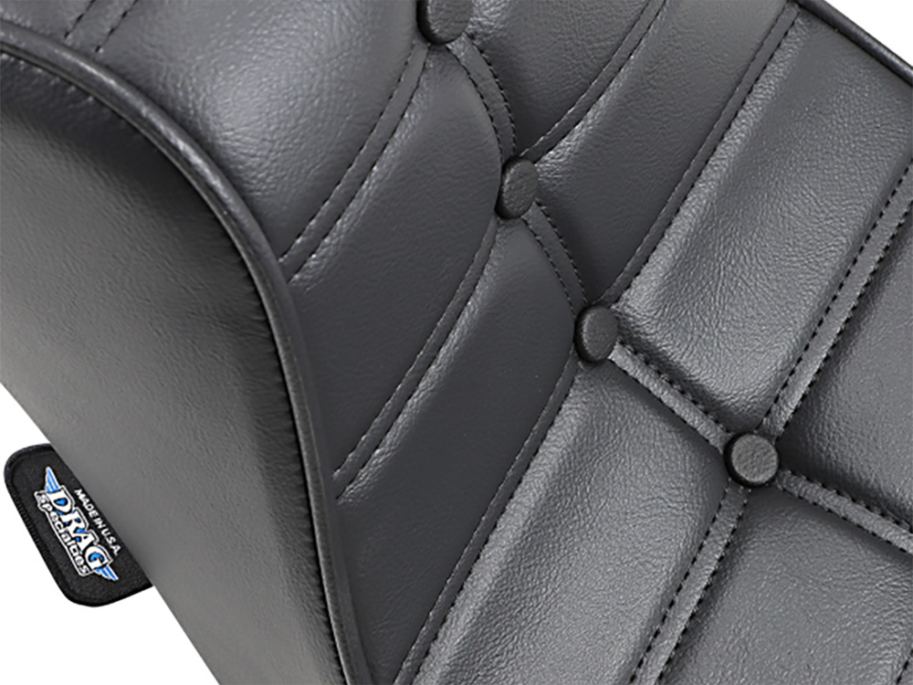 Drag Specialties Mini King & Queen Dual Seat. Fits Big Twin 1964-1984