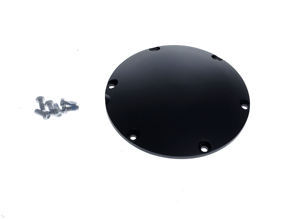 Drag Specialties Derby Cover - Satin Black. Fits Sportster 2004-2021