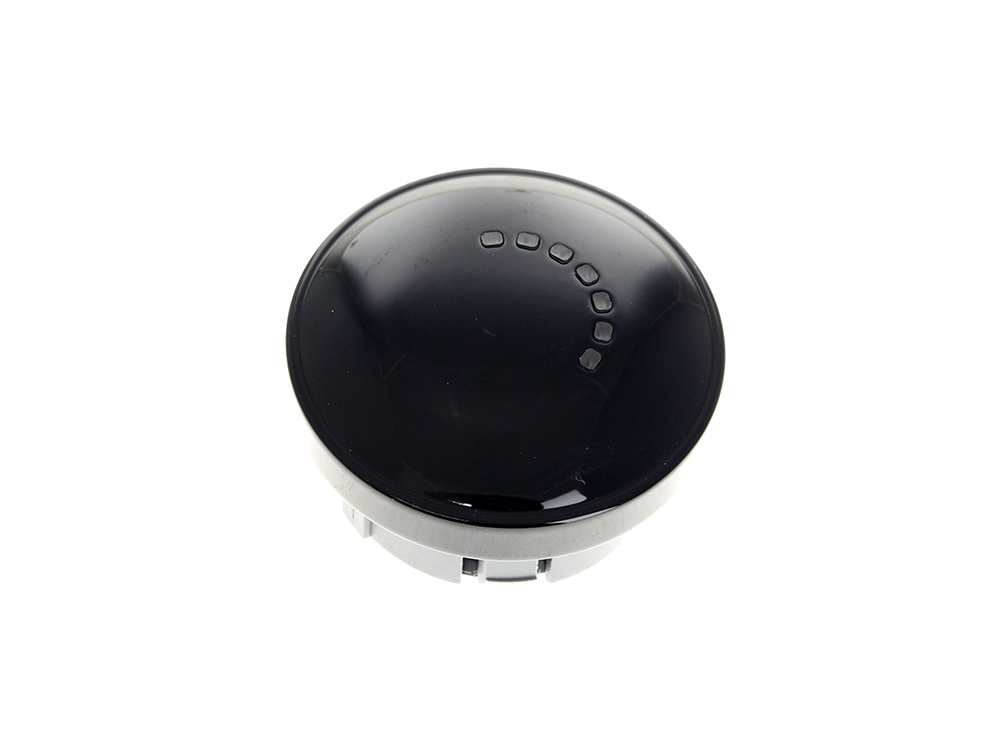 Drag Specialties LED Style Fuel Gauge - Black. Fits Softail 2000-2007 Dyna 2001-2008, Road King 2001-2007