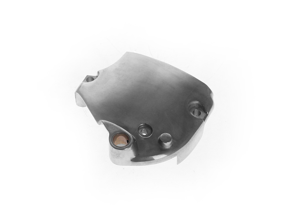Drag Specialties Front Transmission Sprocket Cover - Polished. Fits Sportster 1971-1976