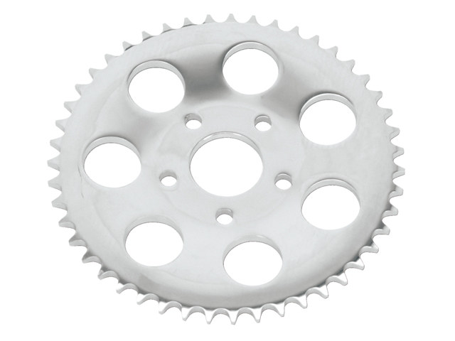 51 Tooth Rear Chain Sprocket with 13mm Offset - Chrome. Fits FXR 1980-1985.