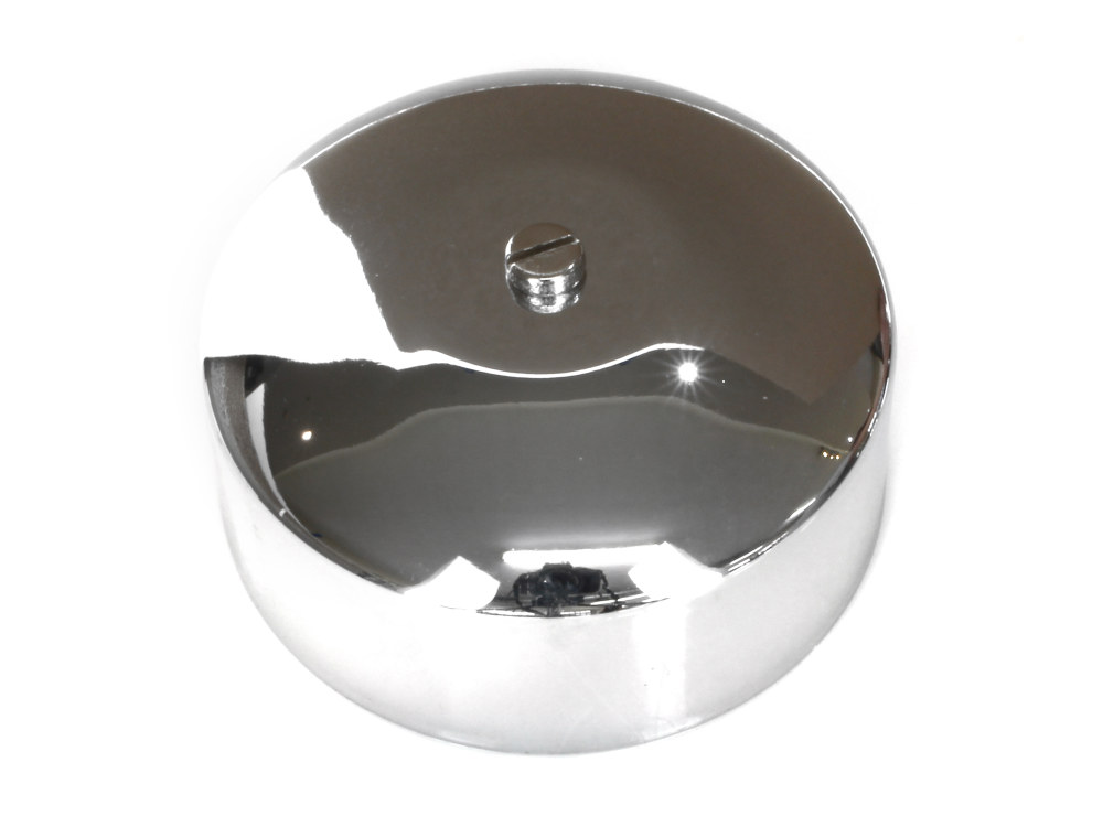 Starter End Cover No Cut-Out – Chrome. Fits Sportster 1973-1980 with Hitatchi Starter & FL 1967-1980 with Prestolite Starter.