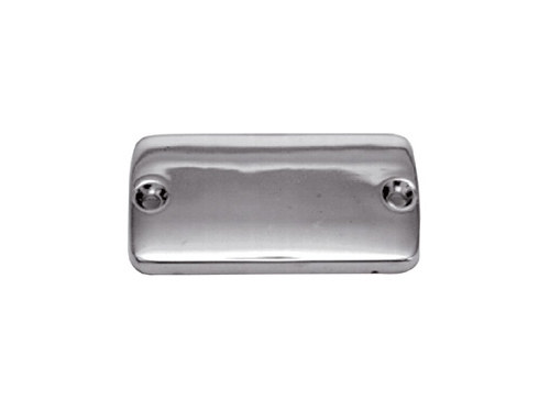 Master Cylinder Cap – Chrome. Fits Front on Big Twin & Sportster 1982-1995 & Rear on FLST Softail & Sportster 1987-2003
