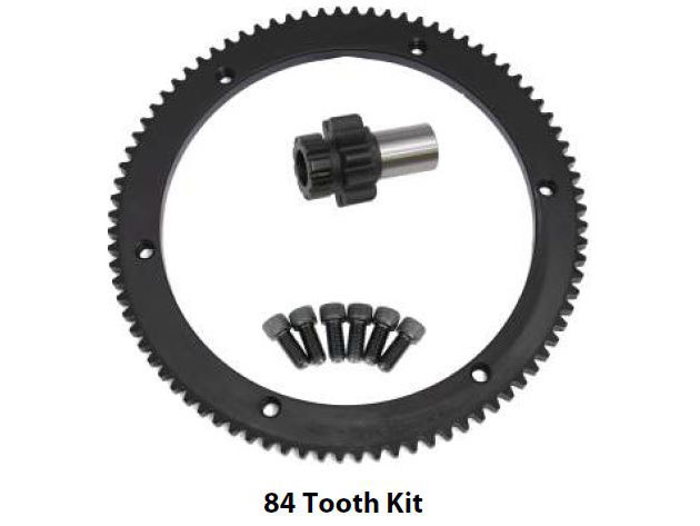 84 Tooth Starter Ring Gear Kit. Fits Dyna 1998-2005, Softail 1998-2006 & Touring 1998-2006
