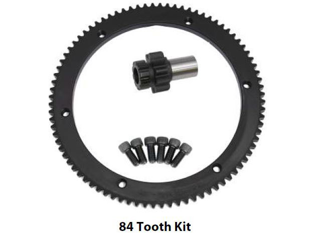 84 Tooth Starter Ring Gear Kit. Fits Big Twin 1998-2006.