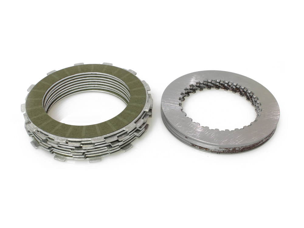 Replacement Clutch Plate Kit. Fits Big Twin 2007up Running Evolution Industries Clutch.