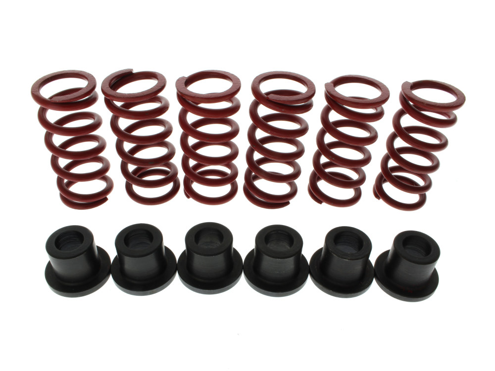Replacement Red Heavy Duty Clutch Springs. Fits Big Twin 1998up Running EVO-1006-4160 & EVO-1006-4163.