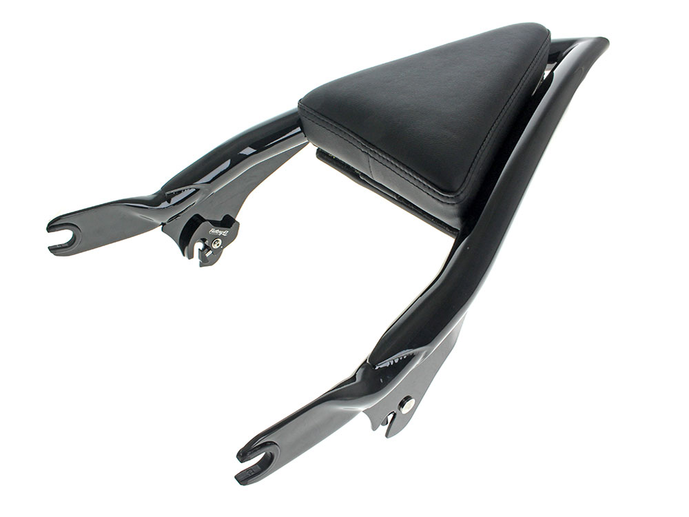 Diamond Stitch Apex Sissy Bar Backrest - Gloss Black. Fits Touring 2009up.