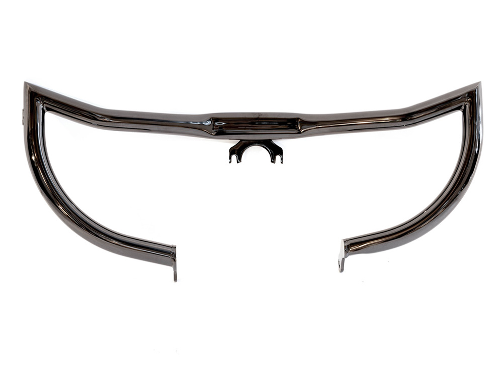 Guardian Front Crashbar - Black Chrome. Fits Touring 2009up