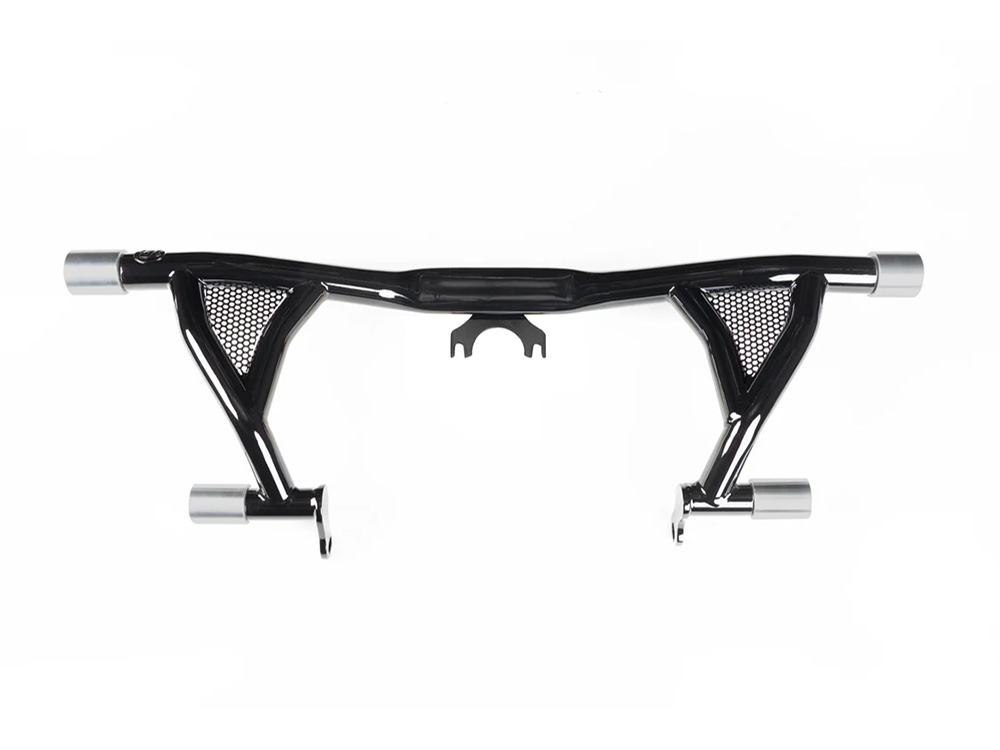 Road Warrior Front Crashbar - Gloss Black. Fits Touring 2009up