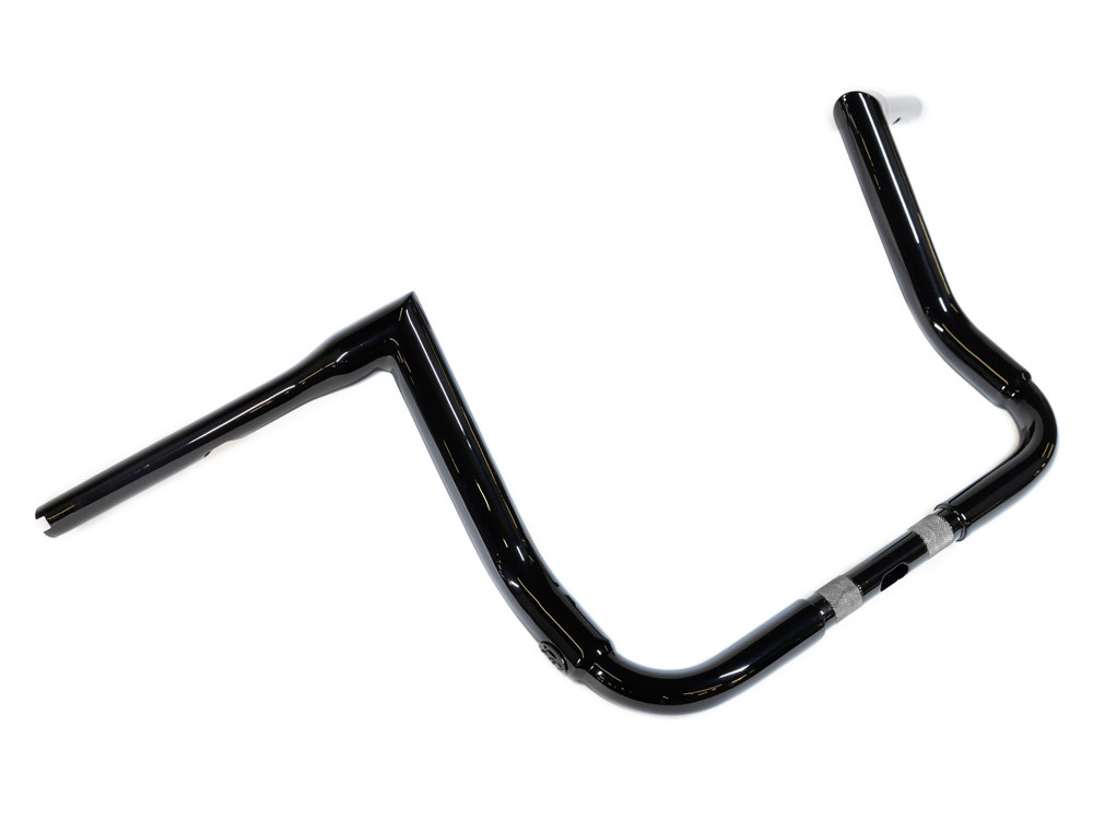 12in. x 1-1/2in. STS Miter Handlebar – Gloss Black. Fits Ultra and Street Glide Models.
