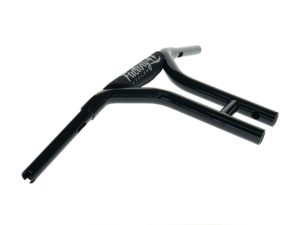 12in. x 1-1/4in. MX47 Straight T-Bar Handlebar - Gloss Black.