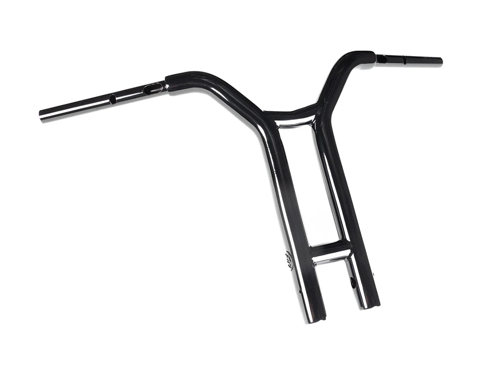 16in. x 1-1/2in. Factory Racing Straight T-Bar Handlebar - Gloss Black. Fits CVO Road Glide 2023up & Road Glide 2024up