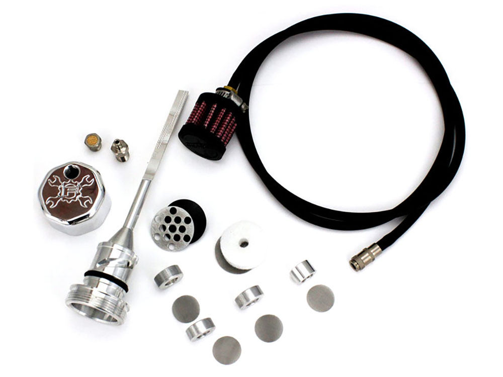 Vented Dipstick - Polished. Fits Softail 2018up.