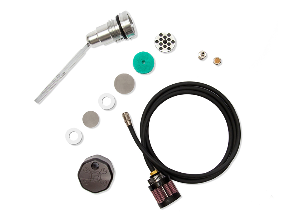 Vented Dipstick - Black. Fits Dyna 2006-2017.