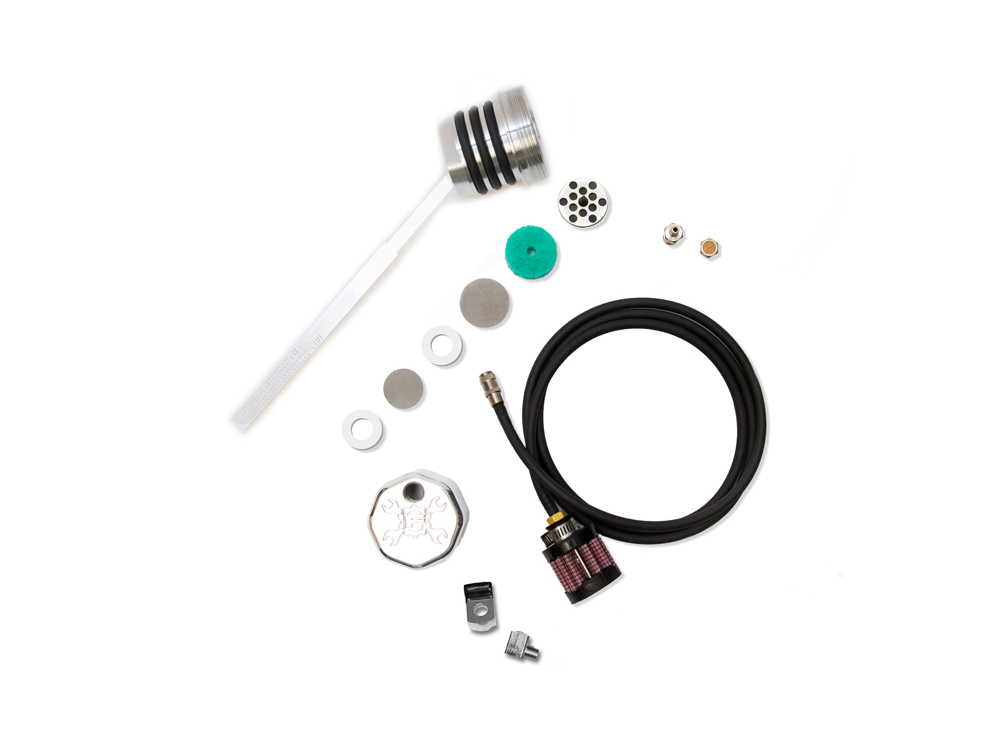 Vented Dipstick - Polished. Fits Dyna 1999-2005.