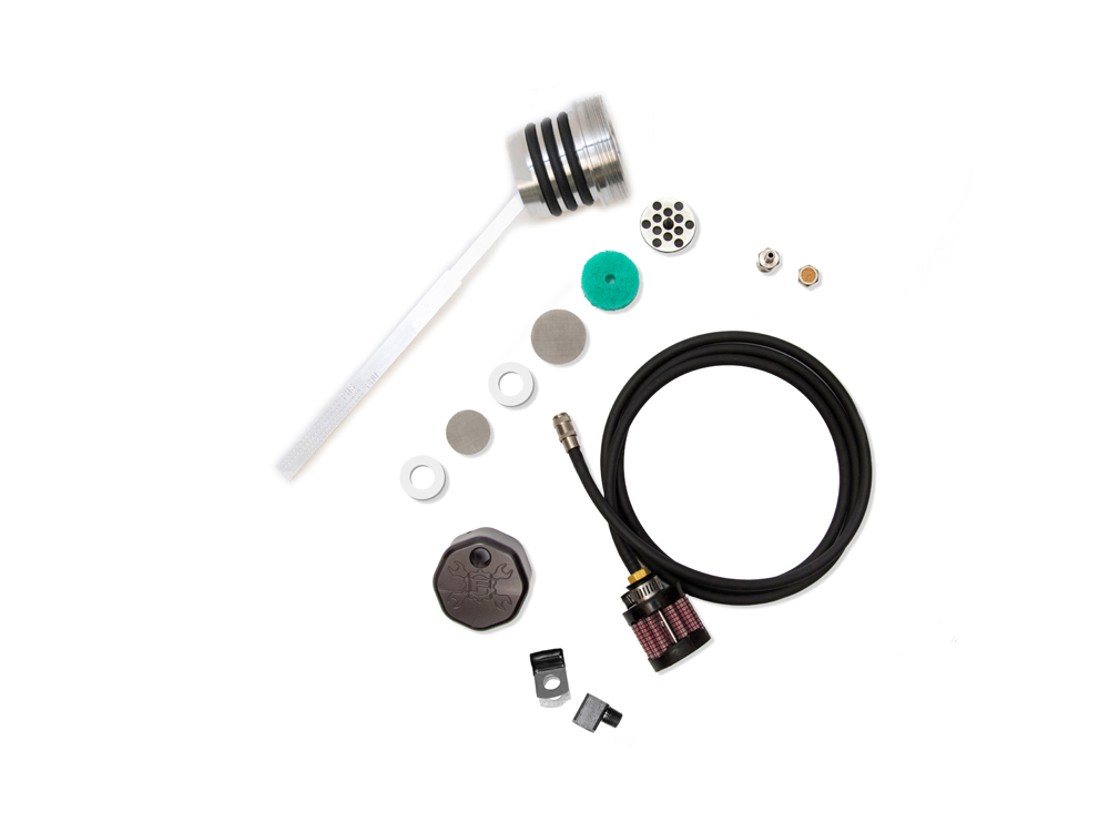 Vented Dipstick - Black. Fits Dyna 1999-2005.